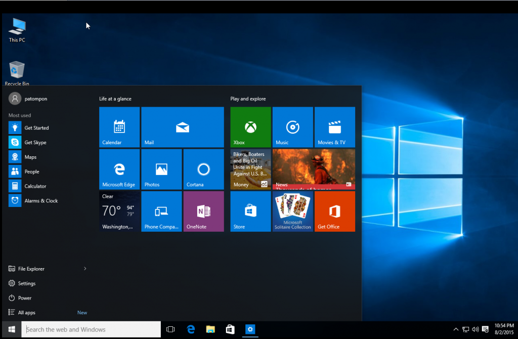 Windows10-Start Menu