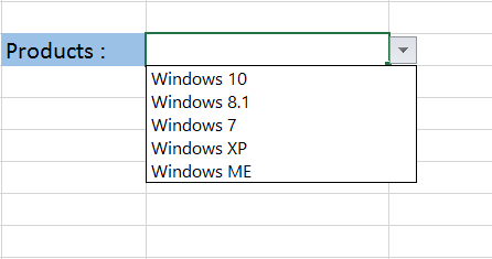 rozbalovací seznam Microsoft Excel 2013-7