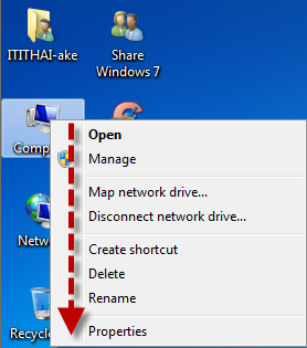 Create a restore point-Windows7