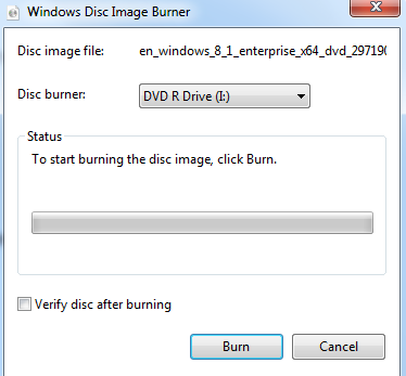 disc image burning tool windows 10