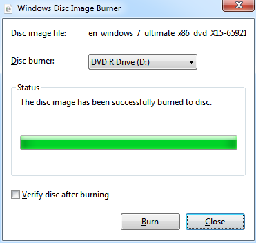 Windows Disc image Burner4