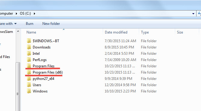 systeminfo-Windows7-folder