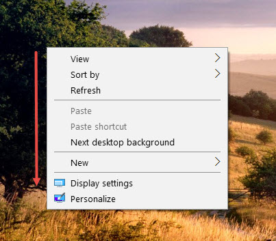 Advance Sizing Windows 10 Menu -1