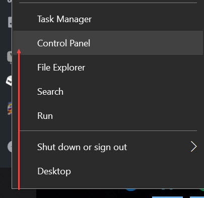 Wireless Windows 10 controlPanel