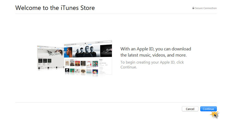 Register Apple ID with iTunes 12 -3