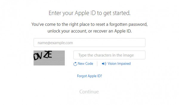 Forgot Apple ID