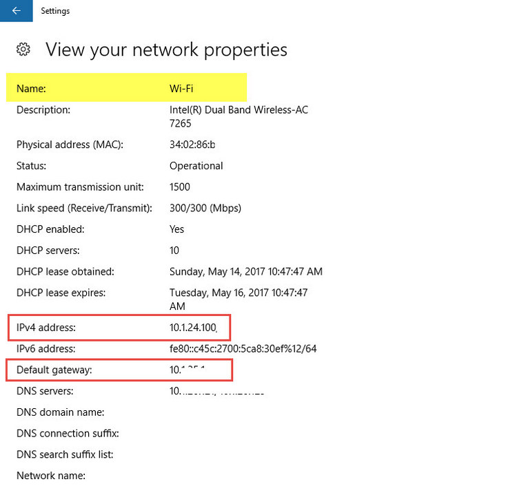 IP Address Windows 10-3