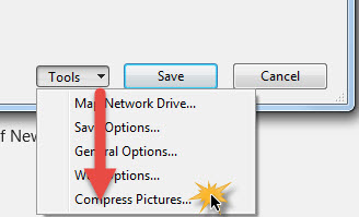 word for mac compress pictures